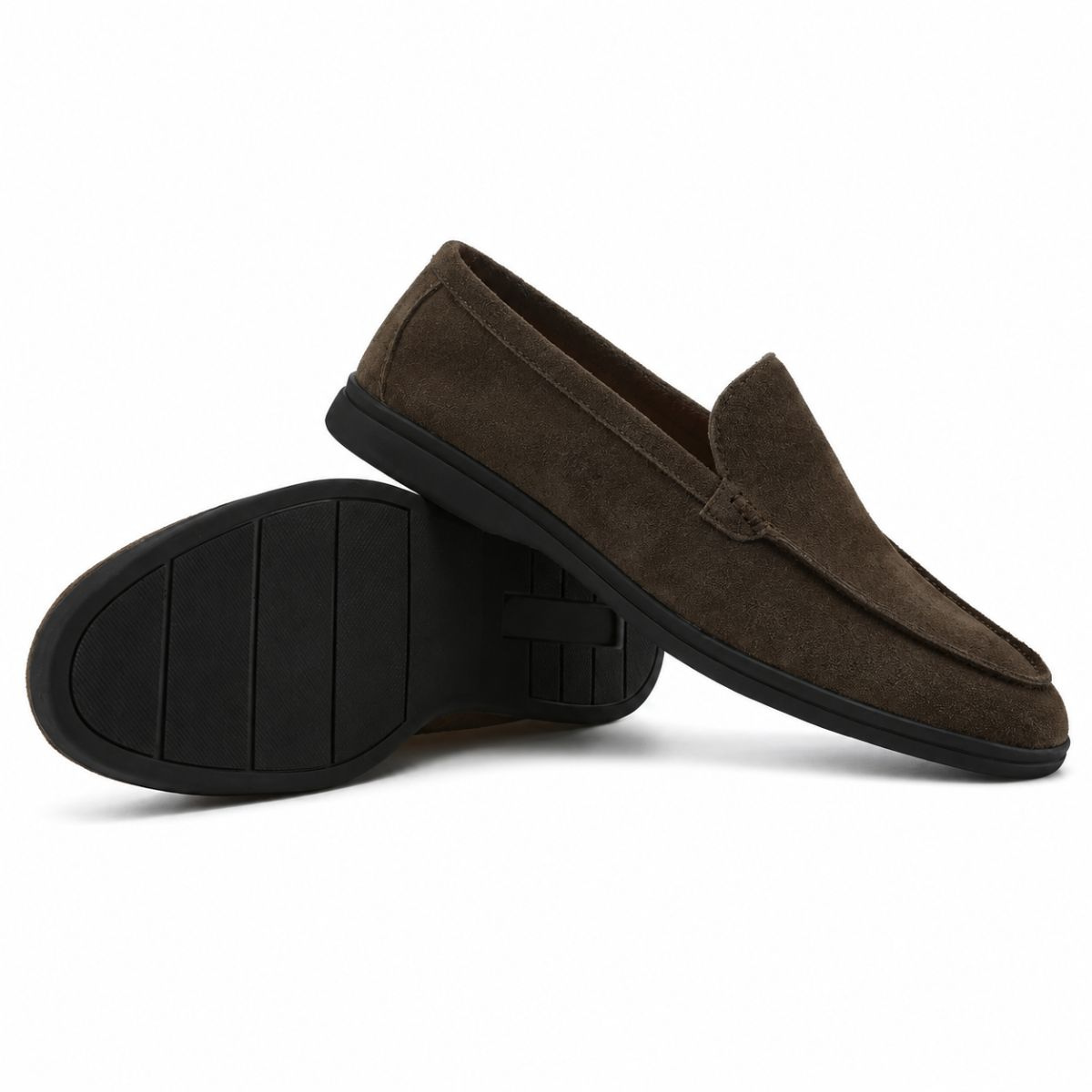 Holborn Premium Suede Loafers with Black Sole