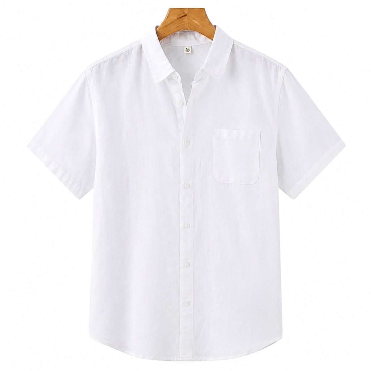 Santorini 100% Linen Short Sleeve Shirt