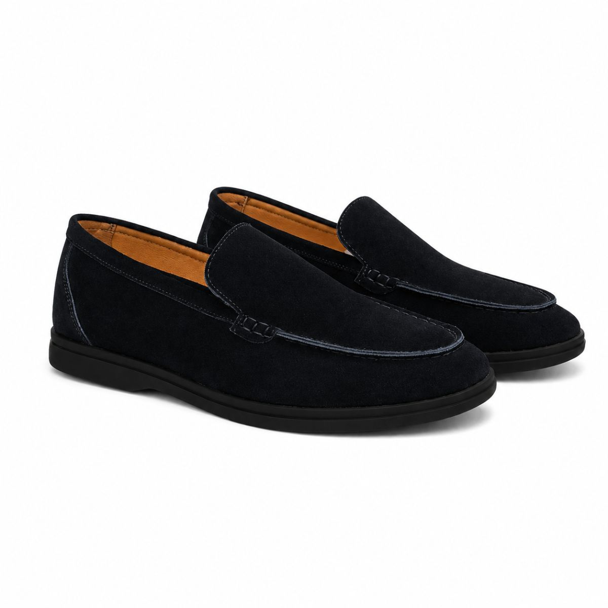 Holborn Premium Suede Loafers with Black Sole